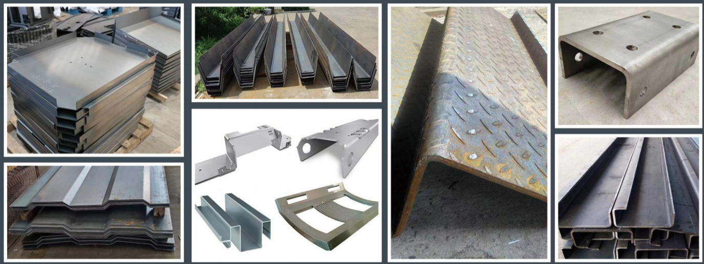 Bent sheet metal finished parts