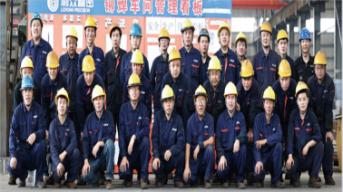 Lloyd's Register certified welders at work